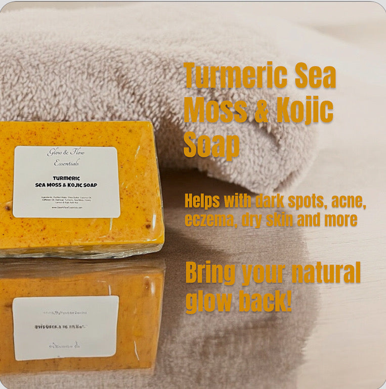 Turmeric Sea Moss kojic Acid Soap