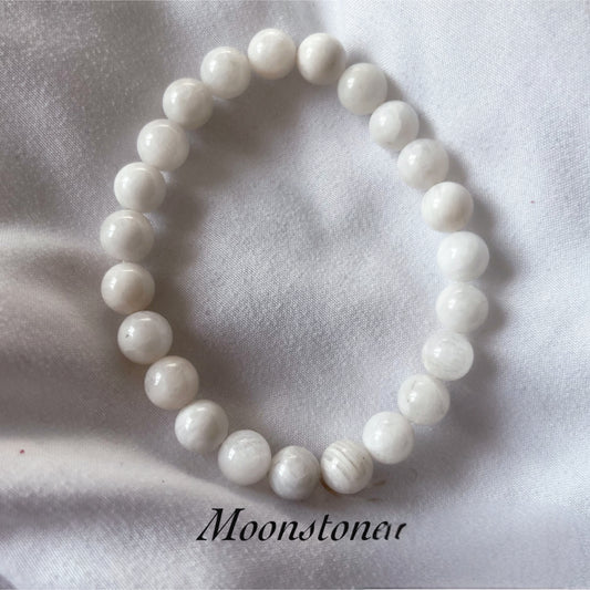 White Moonstone Bracelet