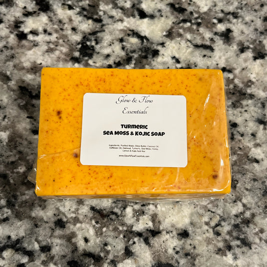 Turmeric Sea Moss kojic Acid Soap